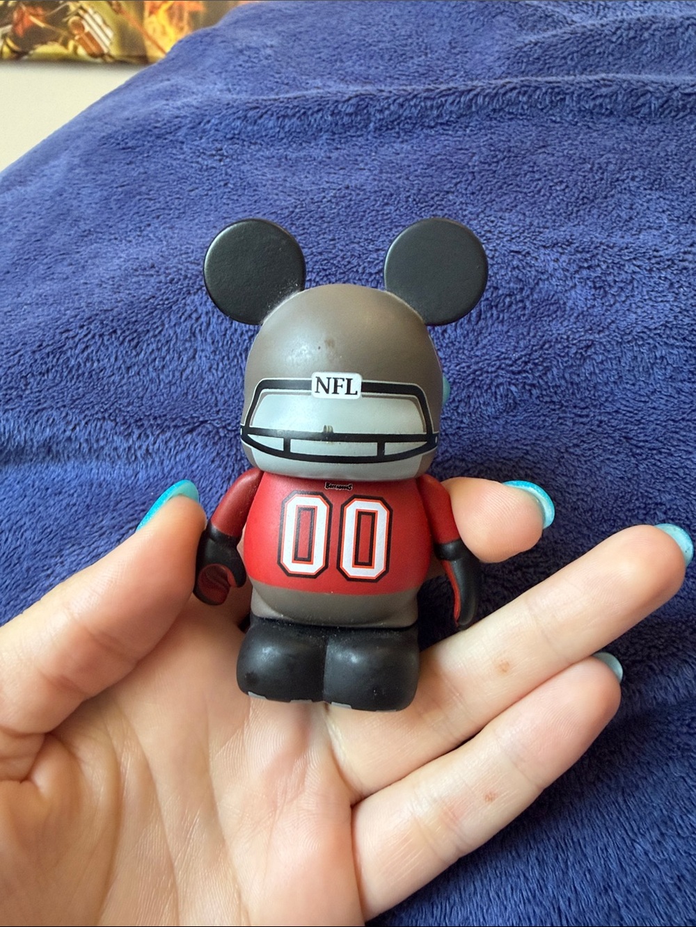 NFL Mickey Tampa Bay Buccaneers Football Figure in Red and Black